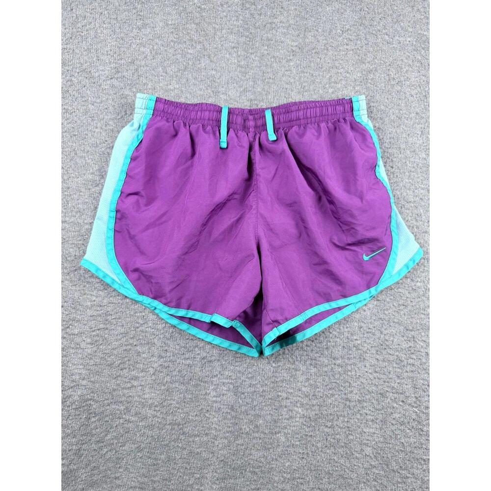 Nike Purple and Teal Athletic Shorts